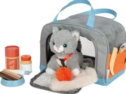 small foot Katze mit Tasche und Pflege-Set