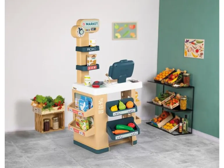 Smoby City-Markt mit Einkaufswagen