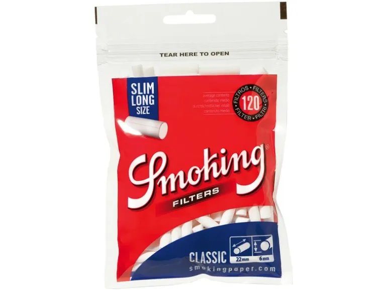 Smoking Filter Classic Slim Long 6 mm