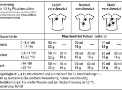 Sonett Pulverwaschmittel Konzentrat 2.4 kg