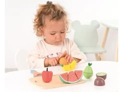 Spielba Holzspielwaren Früchte-Set zum Schneiden