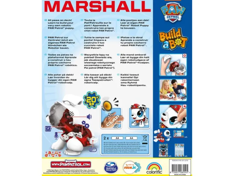 Spinmaster Build a Bot Paw Patrol Marshall