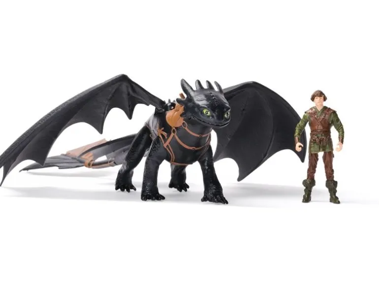 Spinmaster Spielzeugfigur Dragons Movie Ohnezahn und Hicks