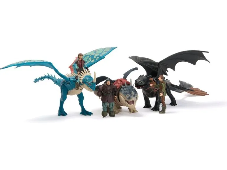 Spinmaster Spielzeugfigur Dragons Movie Ohnezahn und Hicks