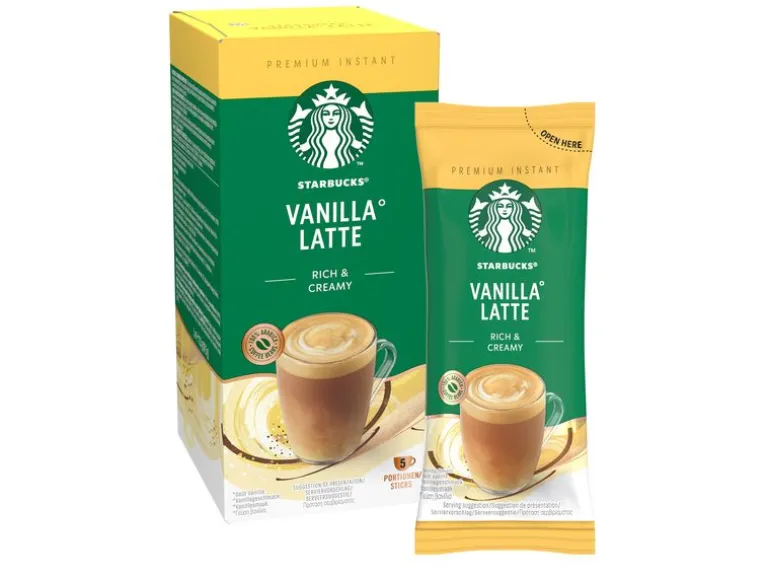 Starbucks Instant Kaffee Vanilla Latte 5 Stück