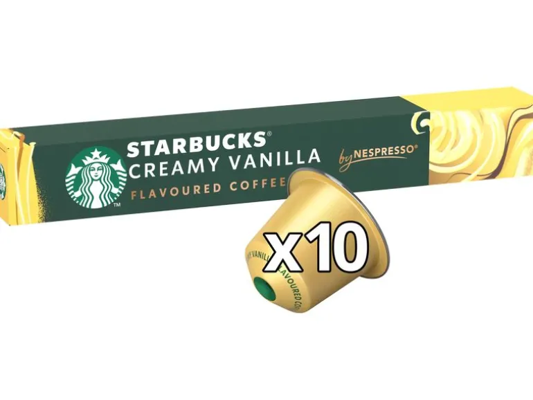 Starbucks Kaffeekapseln Creamy Vanilla by Nespresso Flavoured 10 Stück