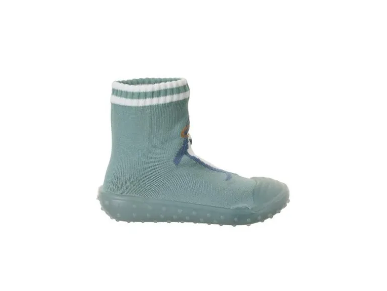 Sterntaler Antirutsch-Socken Adventure Hai Dunkelgrün Gr. 21/22