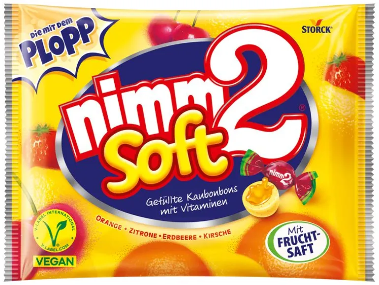 Storck Kaubonbon Nimm2 soft Fruchtmix 800 g
