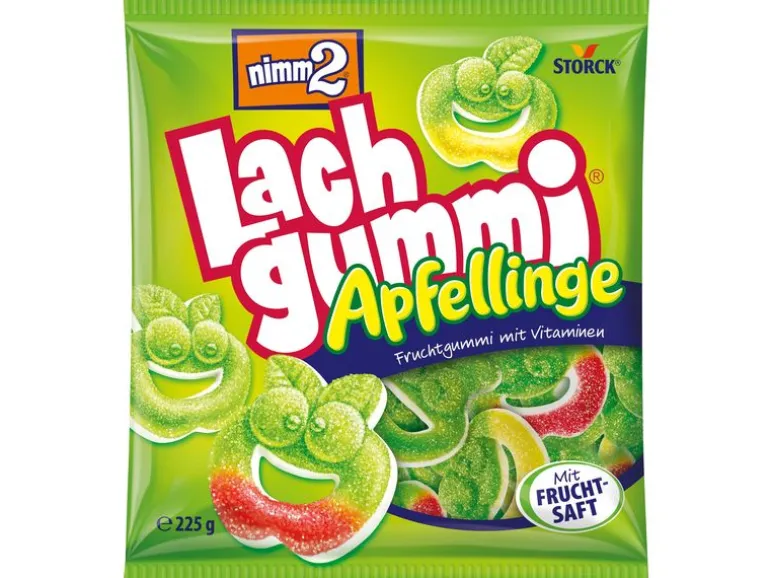 Storck Nimm2 Lachgummi Apfellinge 225 g