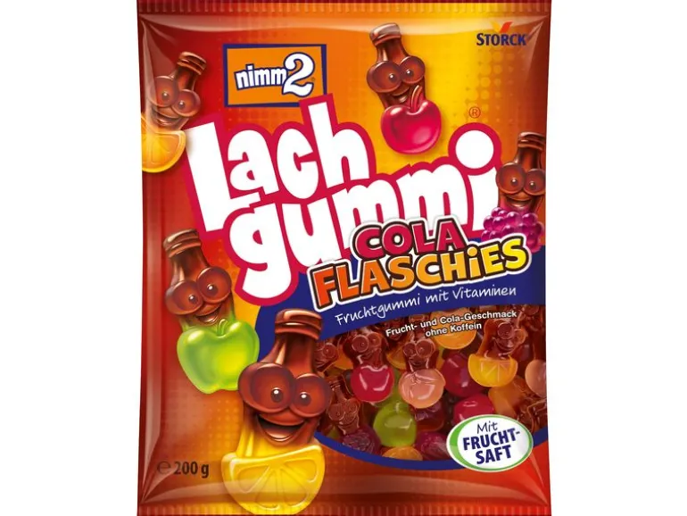 Storck Nimm2 Lachgummi Cola Flaschies 200 g