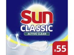 SUN Maschinenspülmittel Classic Active Clean Lemon 55 Tabs