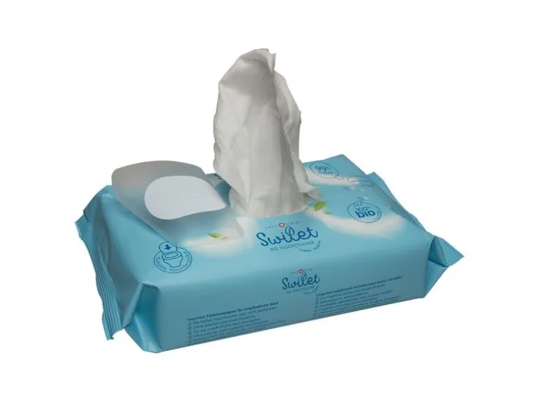Swilet Feuchte Toilettentücher Bio, für die Toilette