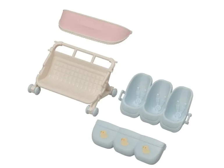 Sylvanian Families Sylvanian Families Drillings-Kinderwagen