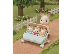 Sylvanian Families Sylvanian Families Drillings-Kinderwagen