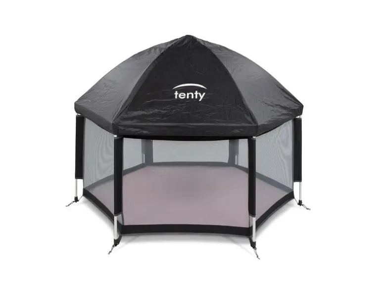 tenty Laufgitter Set Schwarz/Rosa