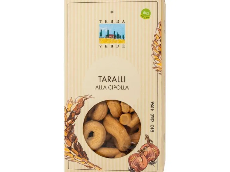 Terra Verde Apéro Taralli mit Zwiebeln 200 g