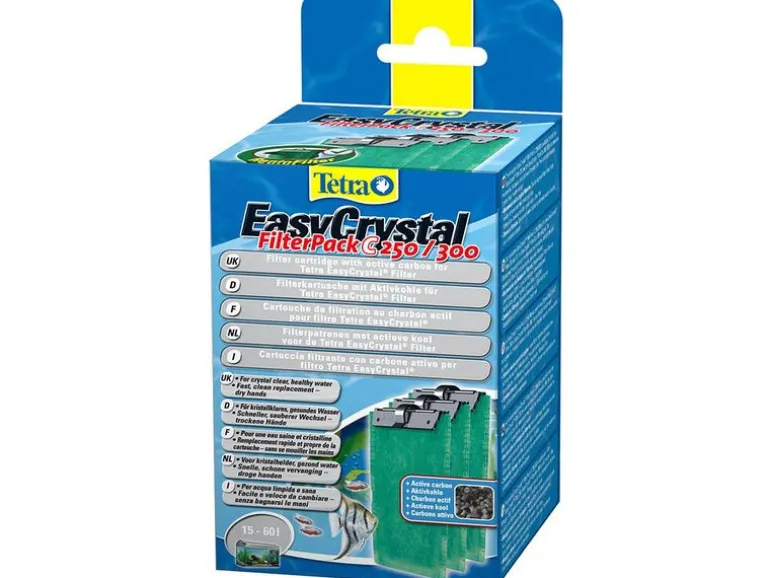 Tetra EasyCrystal Filter mit Aktivkohle, 3 Stück