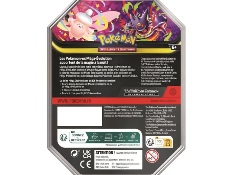 The Pokémon Company Pokémon Méga Clair de Lune ex Tin -FR-