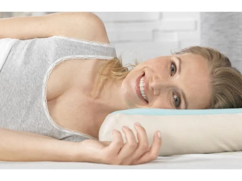 Theraline Schlafkissen PEARLfusion weiss