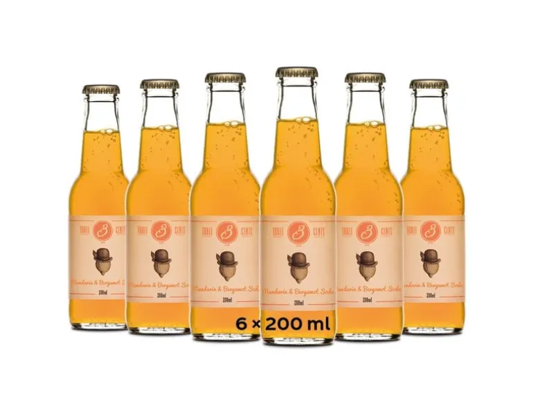 Three Cents Mandarin und Bergamot Soda 6 x 0.2 l