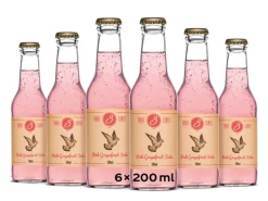 Three Cents Soft-Drinks Pink Grapefruit Soda 6 x 0.2 l