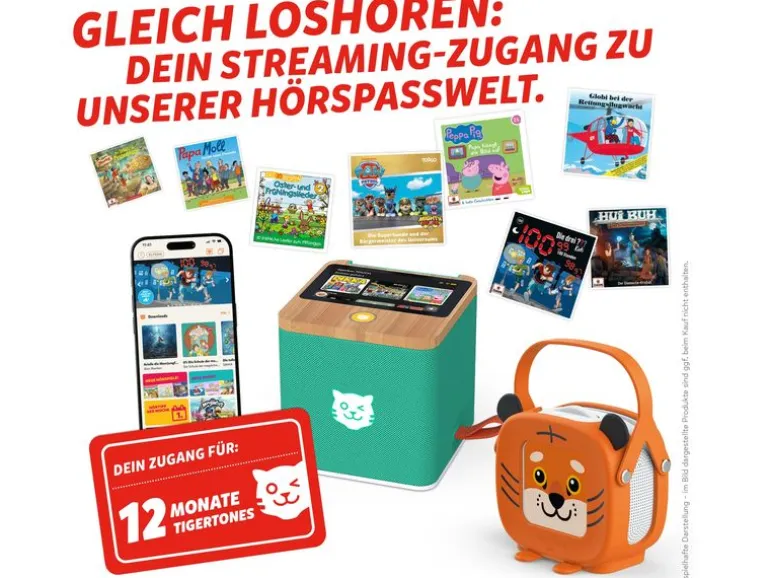 Tigermedia tigertones Duo – Ticket Swiss Edition 12 Monate