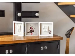 Tiny Love 3D-Abdruckset Bilderrahmen Weiss, 3er