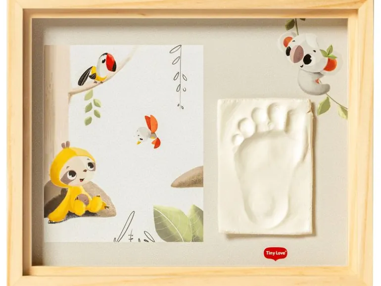 Tiny Love 3D-Abdruckset Bildrahmen Natur