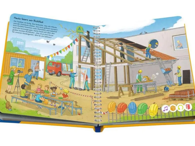 tiptoi Lernbuch Mein Wörter-Bilderbuch Baustelle