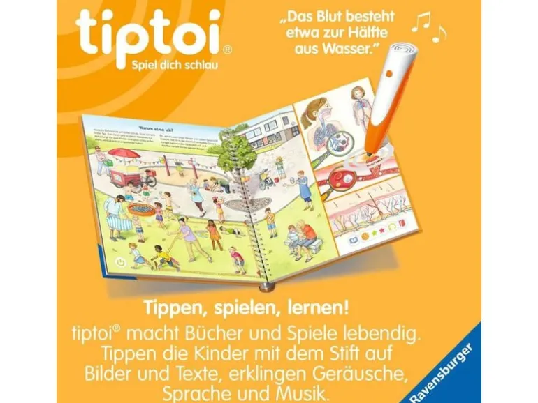 tiptoi Lernbuch Wieso? Weshalb? Warum? Unser Körper