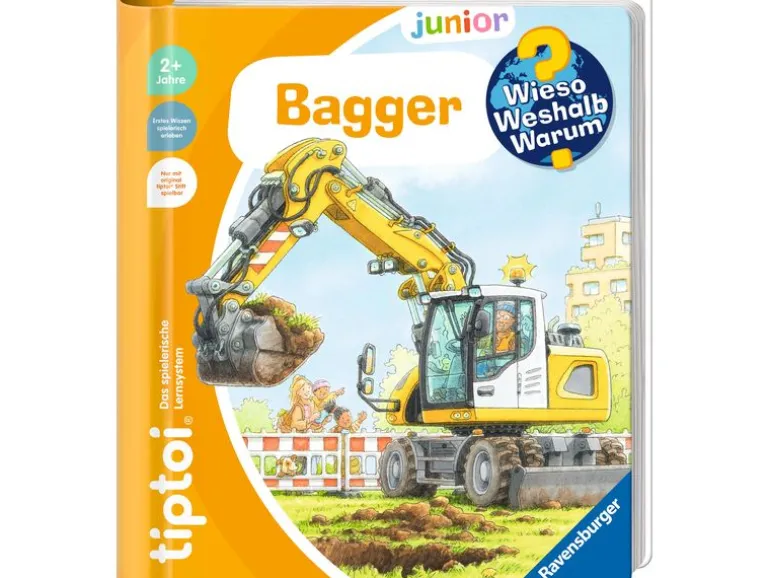 tiptoi Lernbuch WWW junior Bagger
