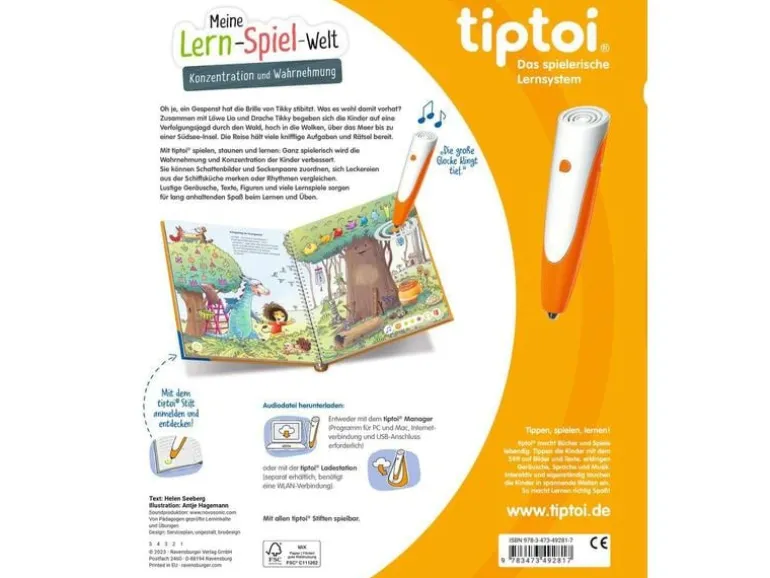 tiptoi Meine Lern-Spiel-Welt: Konzentration und Wahrnehmung