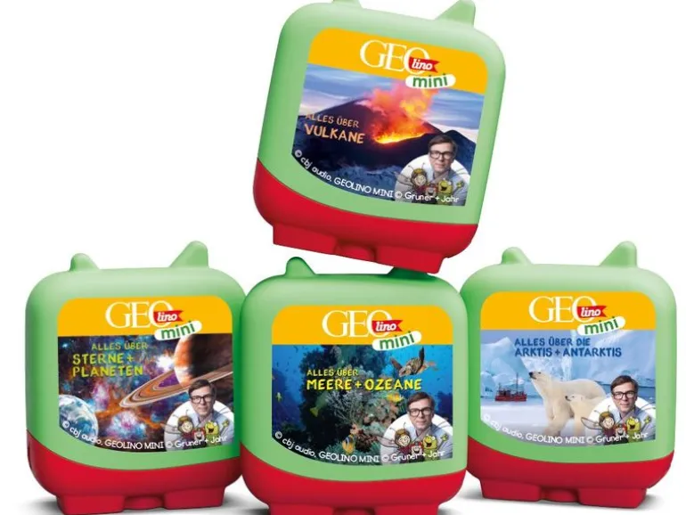 Tonies Hörbuch Clever Tonies – Geolino 4er Set