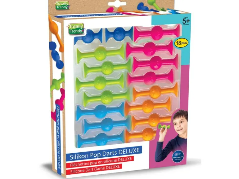 Totally Familienspiel Silikon Pop Darts DELUXE
