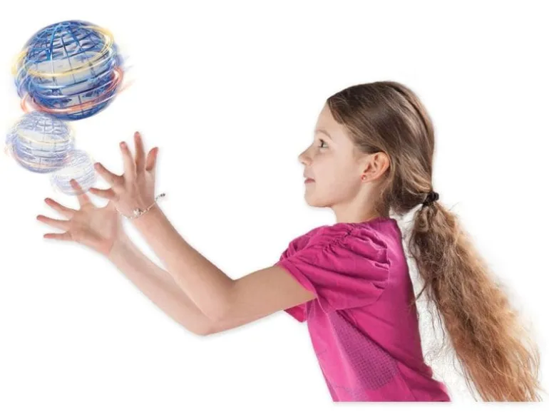 Totally Gyro Spinner Flying Ball blau