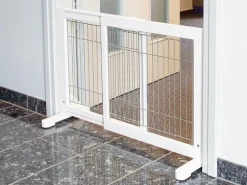 Trixie Absperrgitter 65 - 108 × 61 cm, Weiss