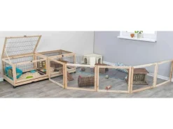 Trixie Freilaufgehege 150 x 50 x 60 cm, Holz/Metall, Indoor