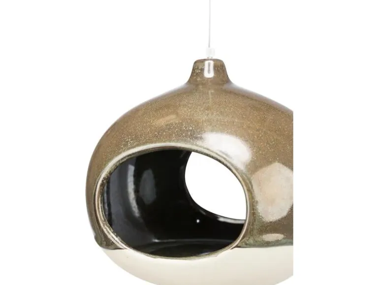 Trixie Futterspender Vogelfutter-Bowl, 120 ml, Keramik, Beige