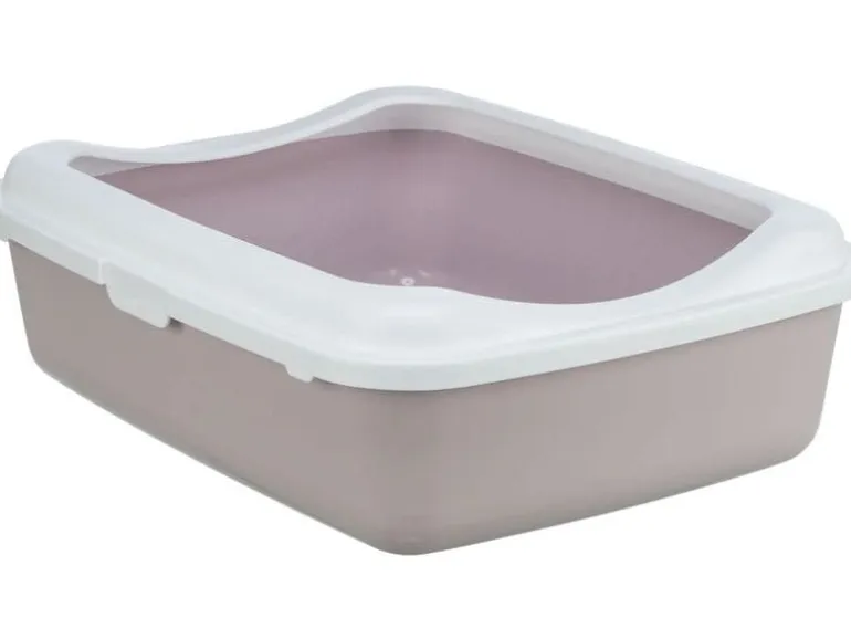 Trixie Katzentoilette Classic mit Rand Rosa