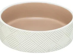 Trixie Napf Muster, Keramik, 1 l ø 18 cm, weiss/beige
