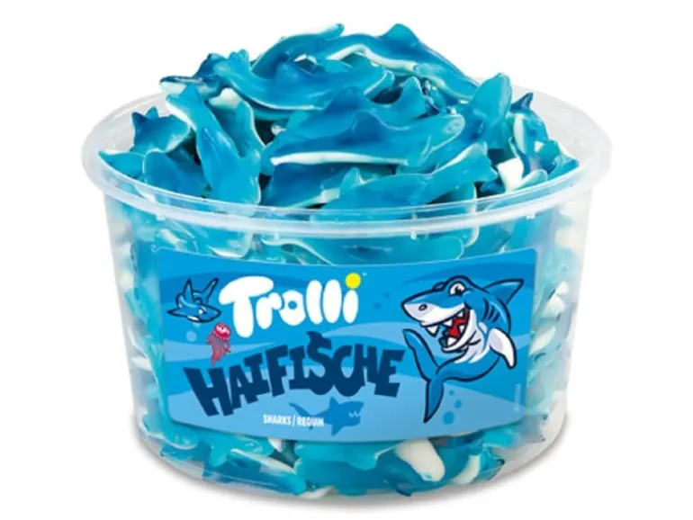 Trolli Gummibonbons Haifische Dose 1200 g