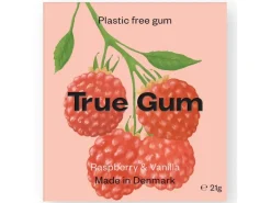 True Gum Kaugummi Himbeere & Vanille 21 g