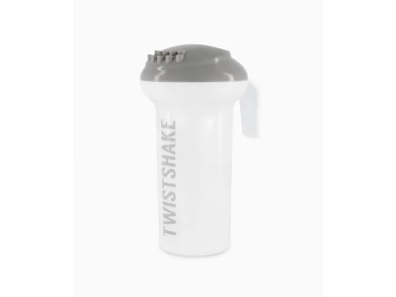 Twistshake Baby Badewanne + Kissen & Rinser & 3 Badetiere Pastel Grey