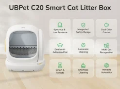 UBPet Katzentoilette C20 Selbstreinigend 50 x 49 x 54 cm