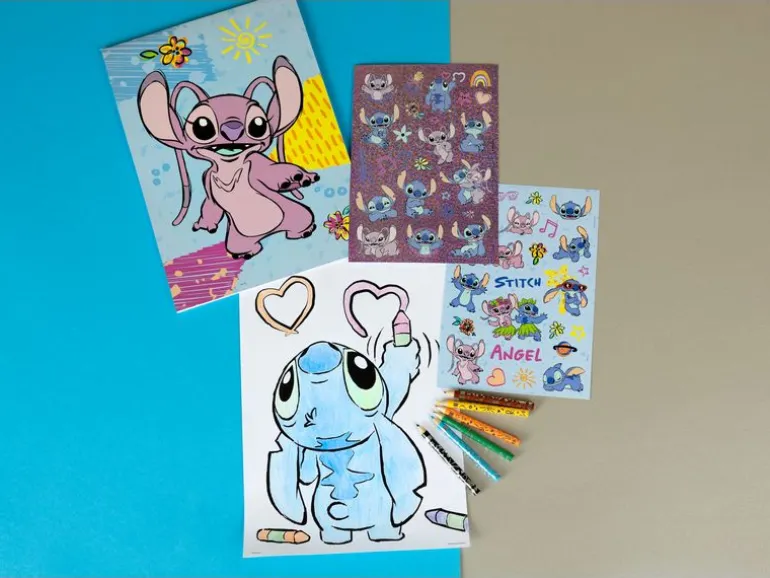 Undercover Malset Malspass Lilo & Stitch, 51-teilig