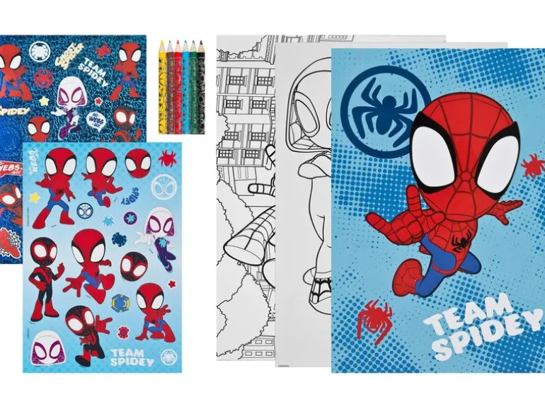 Undercover Malset Malspass Spidey, 51-teilig
