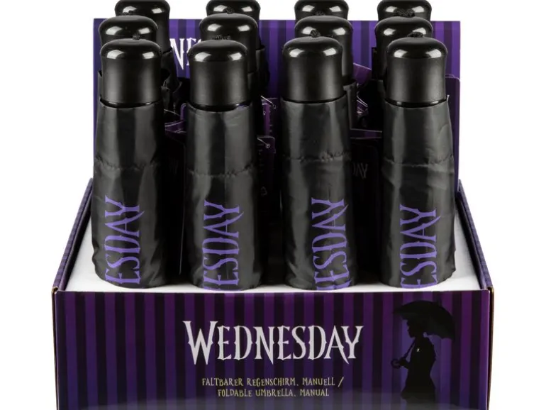 Undercover Regenschirm Knirps Wednesday
