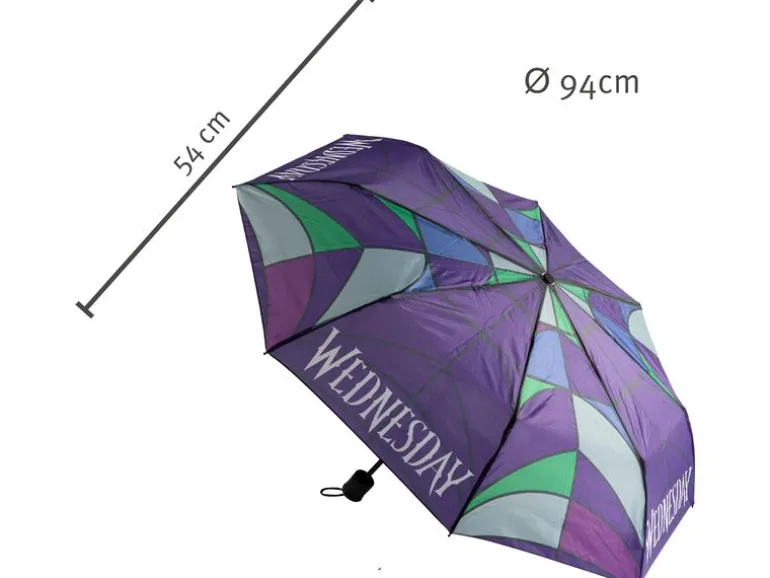 Undercover Regenschirm Knirps Wednesday