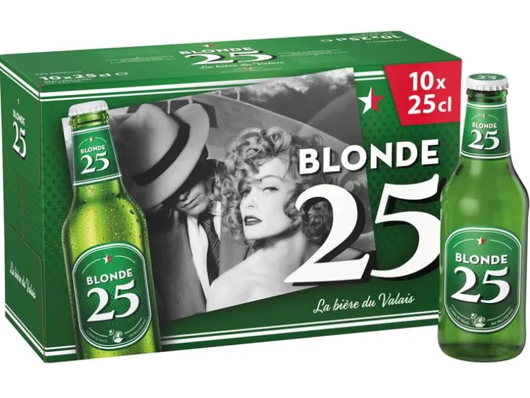 Valaisanne Bier Blonde 25 10 Stück x 0.25 l