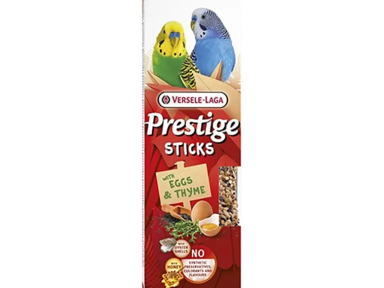 Versele Laga Ziervogelfutter Prestige Sticks Ei und Thymian 60g, 2 Stück